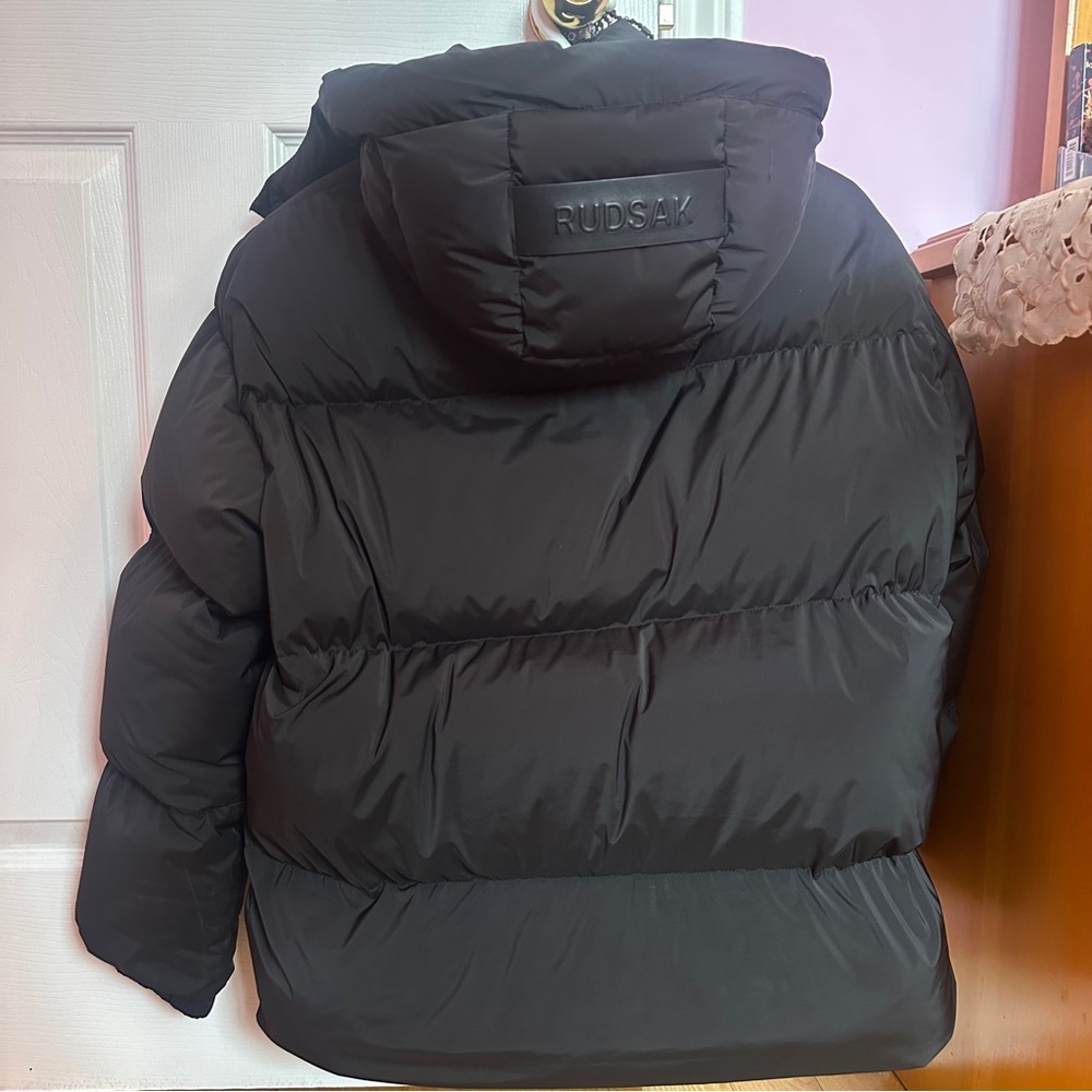 Rudsak Black Puffer Jacket Medium - Picture 6 of 7